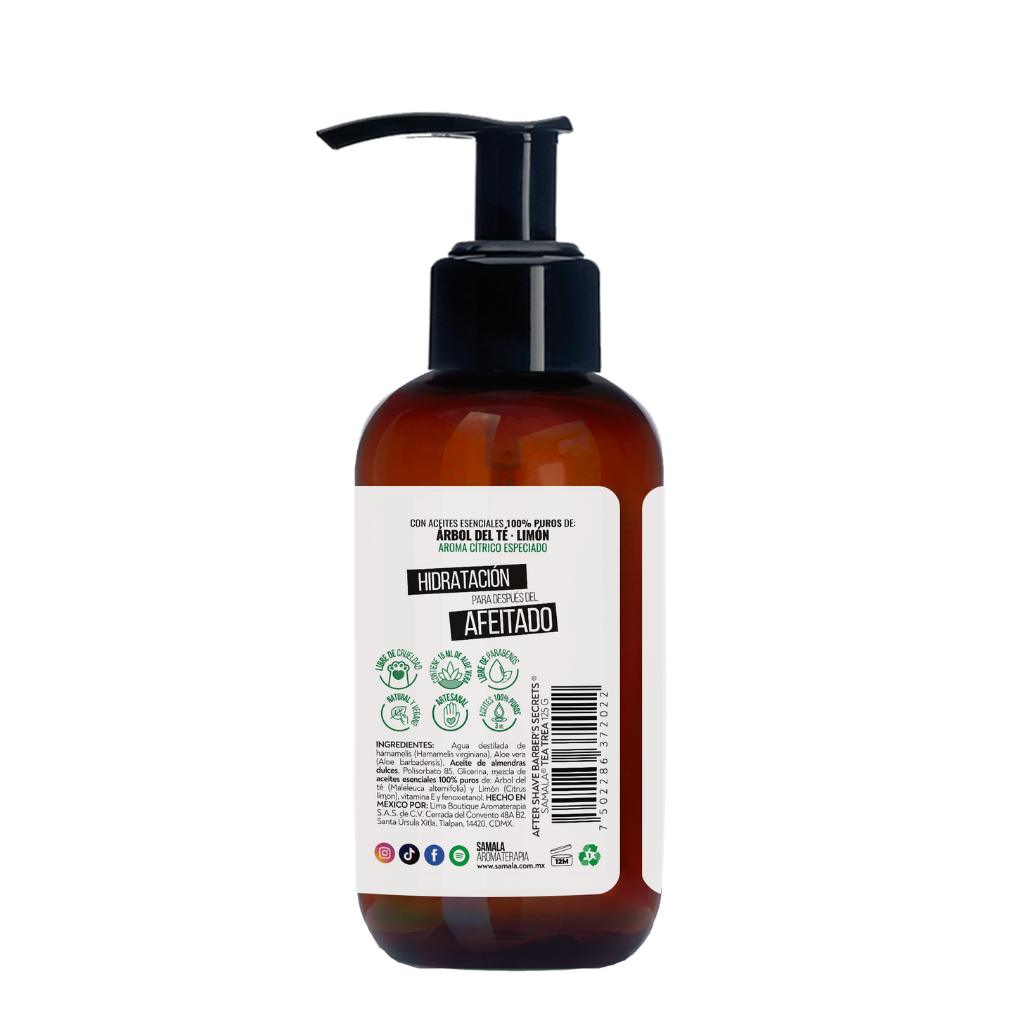 After Shave Barber's Secrets Samala 125 g