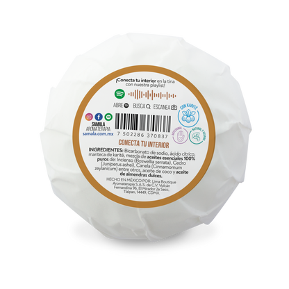 Bomba Efervescente de Baño Samala 120 g