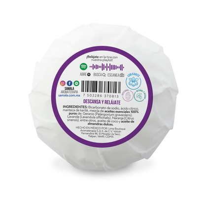 Bomba Efervescente de Baño Samala 120 g