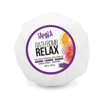 Bomba Efervescente de Baño Samala 120 g