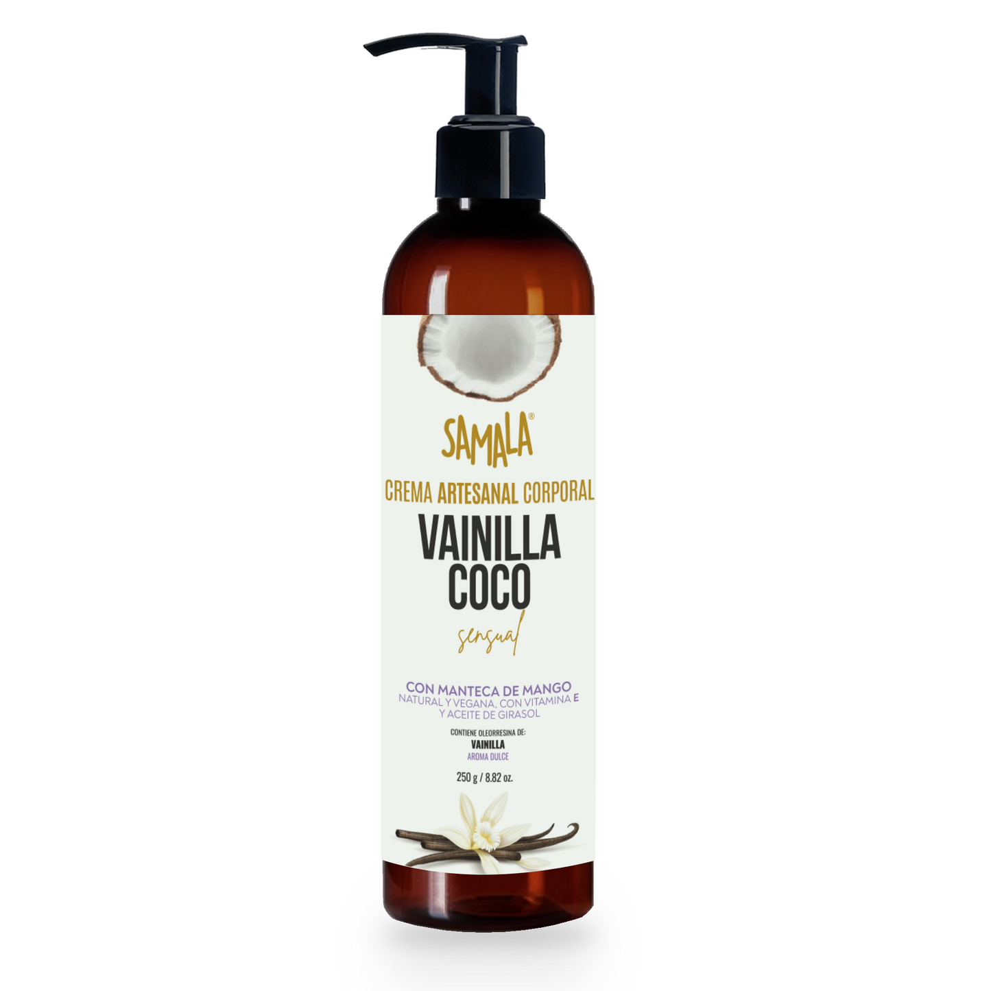 Crema Humectante Artesanal Samala 250 g