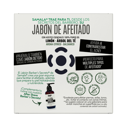 Jabón Artesanal para Afeitar Barber´s Secrets Samala 80 g
