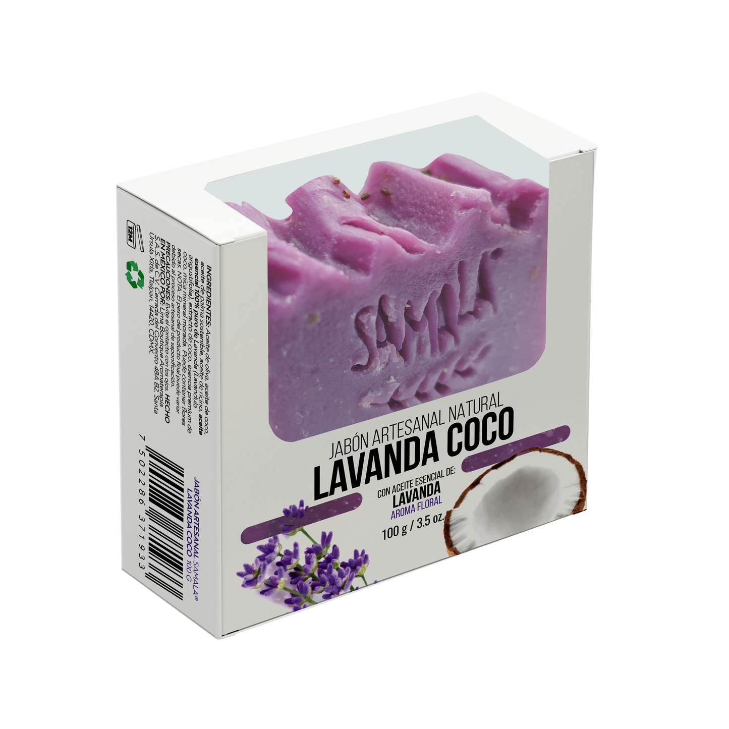 Jabón Artesanal Natural Samala 100 g