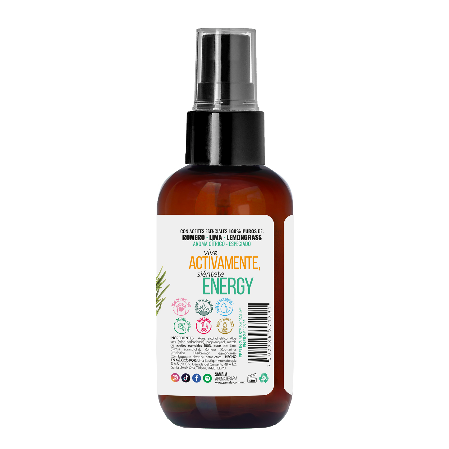 Feeling Mist (Spray de Aromaterapia) Samala 125 ml